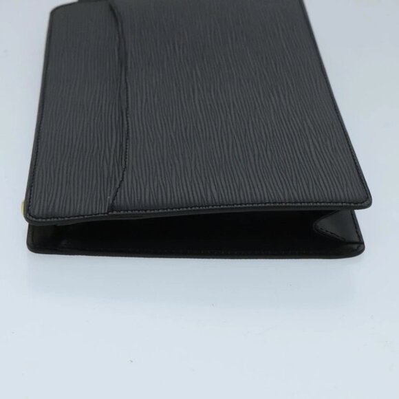 LOUIS VUITTON Epi Pochette Homme Clutch Bag Black Noir - Picture 6 of 15